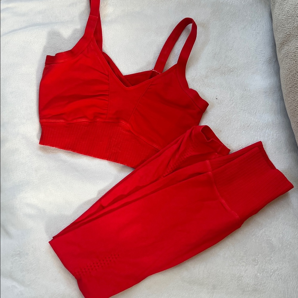 🌺free people good karma scoop neck legging set